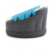 Надувне велюр-крісло Intex 66582 (blue)